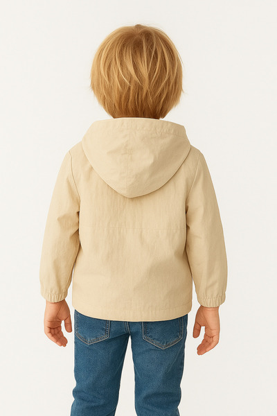 Motebarn Wear Erkek Çocuk Paraşüt Kapüşonlu Yağmurluk