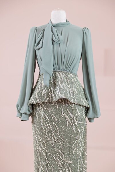 Hennin Nişa Tesettür Abiye