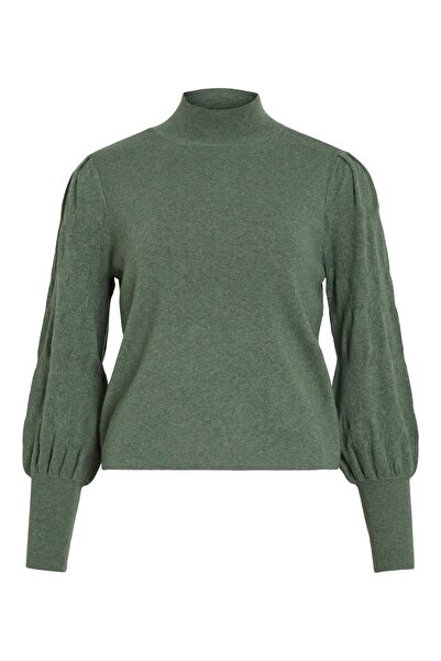 VILA Strickpullover VIKERRY Stehkragen