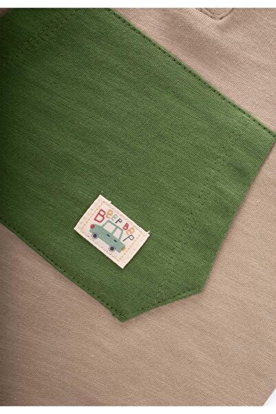 Cigit Garni Detailed Jumpsuit 0-3 Years S Mink