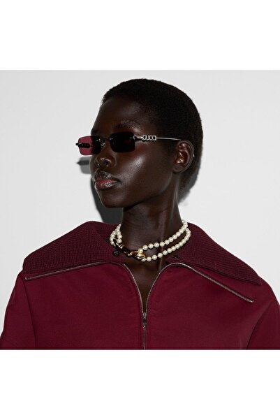Gucci güneş gözlüğü gg1808s 004 52-20 (Taşlı Logo) / kadın güneş gözlüğü