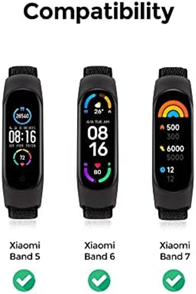 O Ozone Nylon Straps Compatible with Xiaomi Mi Band 7/6/5