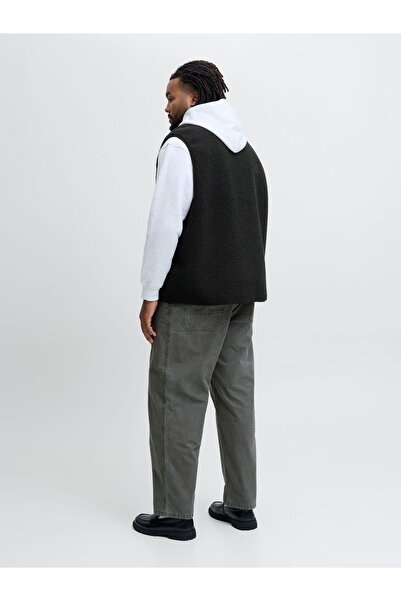 Jack & Jones Plus Teddyfell Weste Plus Size Teddyfell Weste