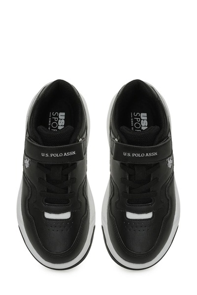 U.S. Polo Assn. U.S. Polo Assn. Milow Jr 5Pr Orthopedic Unisex Kids Black/White Sneaker