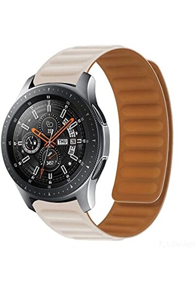 O Ozone سوار جلدي مغناطيسي | ساعة سامسونج جالاكسي 5 مقاس 40 مم و44 مم | ستارلايت