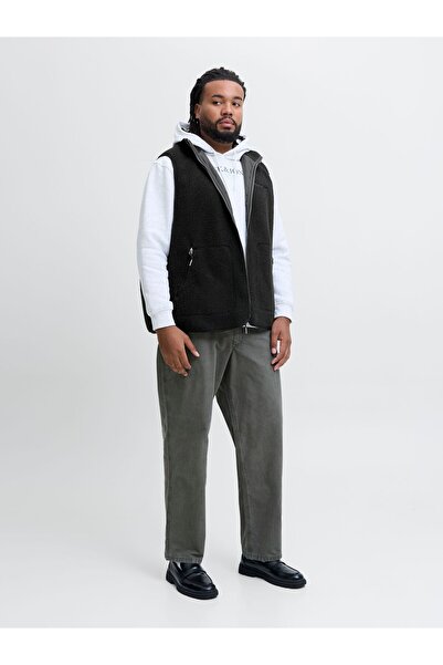 Jack & Jones Plus Teddyfell Weste Plus Size Teddyfell Weste