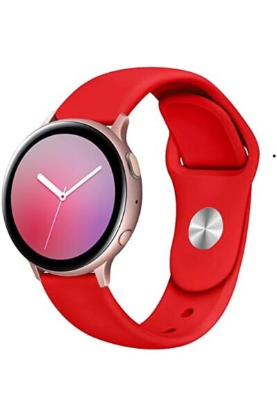 O Ozone Samsung Galaxy Watch 3 45mm /46mm | 22mm Silicone Watch Band Strap | Red