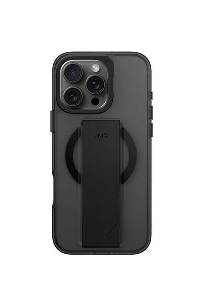 uniq غطاء خلفي هيلدرو ماكس مع ماج سيف لهاتف آيفون 16 برو ماكس - دخاني
