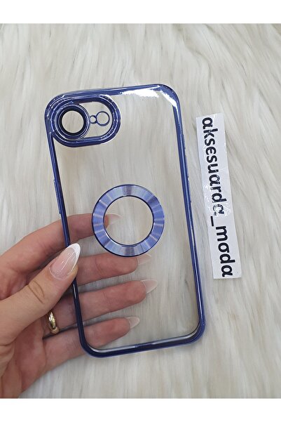 ZB Aksesuarda Moda İPHONE 16E Uyumlu Kamera Lensli Magsafe Görünümlü Lazer Ke...