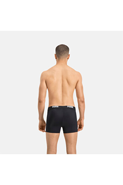 LİCENCE Mens Swim Logo Swimming Trunks - Black