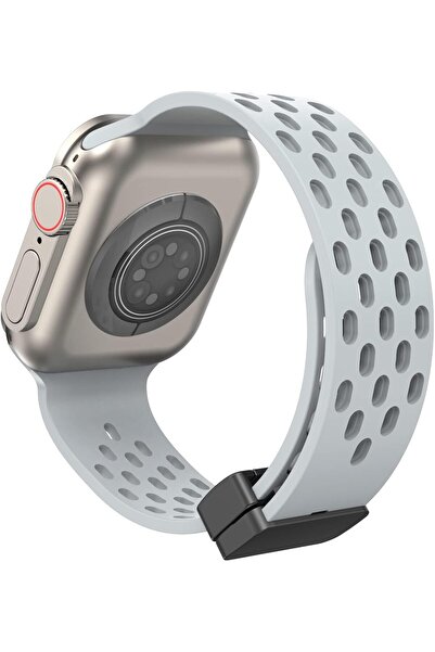 O Ozone سوار سيليكون بإبزيم مغناطيسي لساعة أبل سلسلة ألترا 2 | 9 | 8 ألترا | ...