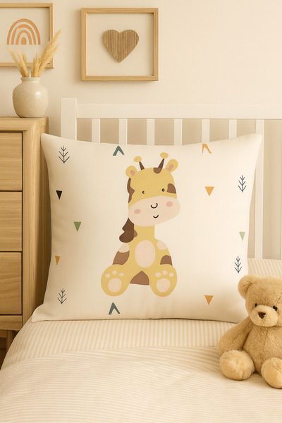 ALAMODECOR Çocuk Odası Tekli Kırlent Kılıfı