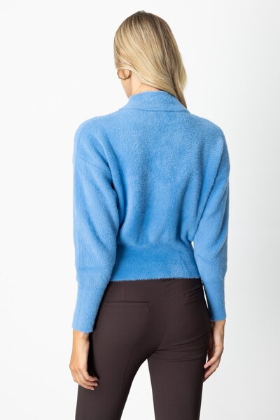 ON Dik Yaka Peluş Kazak