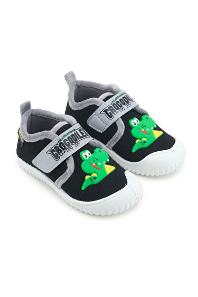 GEZER Boy's Winter Single Velcro Adjustable Comfortable Sole Home, Garden, School, Nursery Slippers Footwear