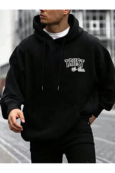 CONSTRAİN Hanorac supradimensionat cu imprimeu – Hanorac cu glugă în stil str...