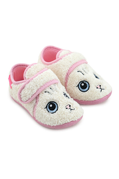 GEZER Παπούτσια για κορίτσια χειμερινά με μονό κορδόνι Velcro, ρυθμιζόμενη άνετη σόλα για το σπίτι, τον κήπο, το σχολείο, το νηπιαγωγείο