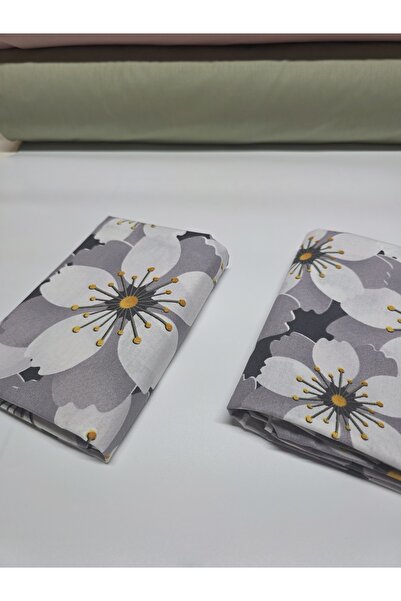 pınarhome collectıon 100% Patterned Fabric Ranforce Covered Pillowcase --50X70Cm--2 Pieces (1 Pair)