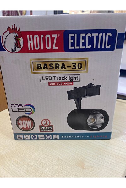 Horoz Electric HOROZ 30W LED RAY SPOT 3000K SİYAH KASA BASRA-30