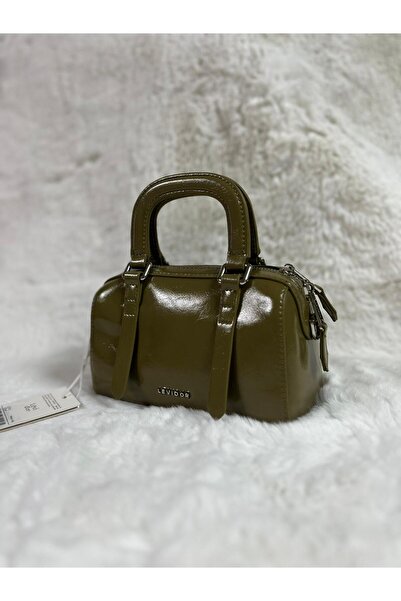 Levidor 930416 EL VE ÇAPRAZ ASKI PARLAK MİNİ PREMİUM ÇANTA #08-25#