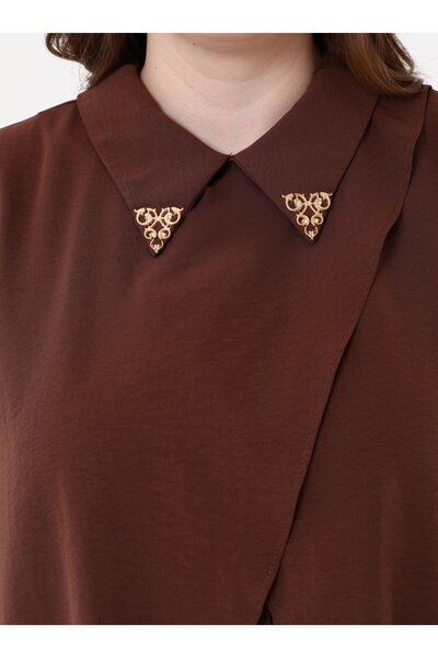 Moda Gazel Tunic - Brown - Moda Gazel