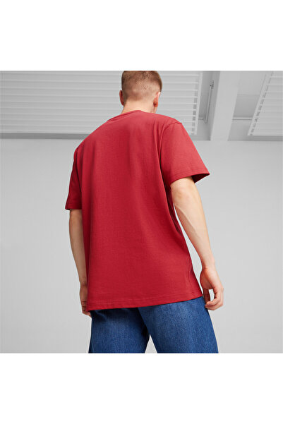 Puma Mens Basketball Nostalgia T-Shirt - Red