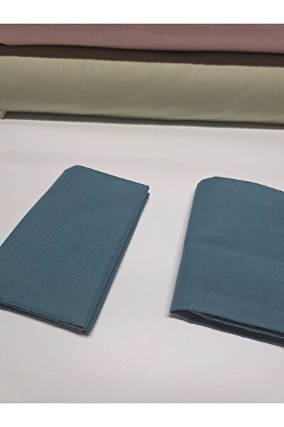 pınarhome collectıon 100% Cotton Solid Fabric Ranforce Covered Pillowcase --50X70Cm--2 Pieces (1 Pair)