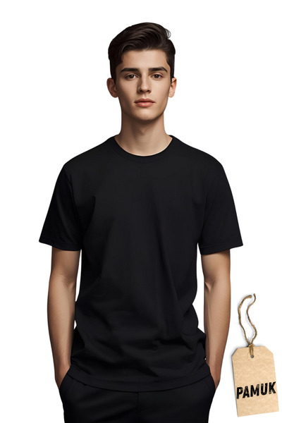 Dolce Destino Black Cotton Men's T-Shirt - Comfortable Fit, Breathable Fabric...