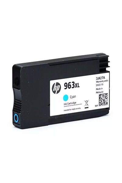 HP خرطوشة الحبر السماوي الأصلية عالية الإنتاجية 963XL