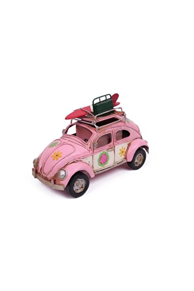 Otantik Çarşı Dekoratif Metal Araba Kalemlik ve Çerçeveli 1404E-4370