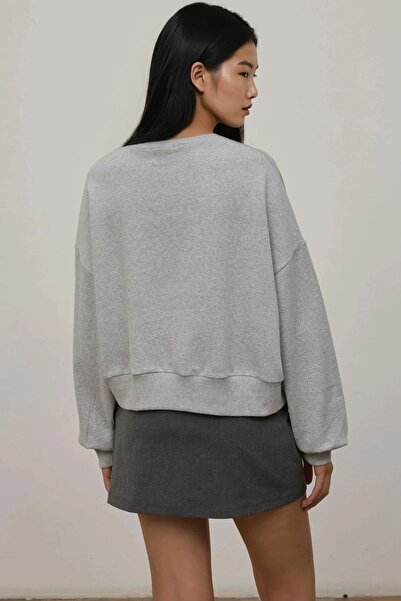 Hiccup Φούτερ με κεντημένο στρογγυλό λαιμόκοψη