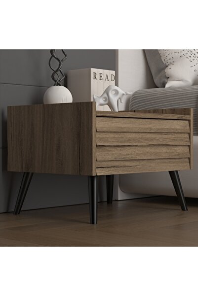 Sakura Ahşap Hunerika Premium tek Çekmeceli Panjur Desenli komodin -Minifiks ...