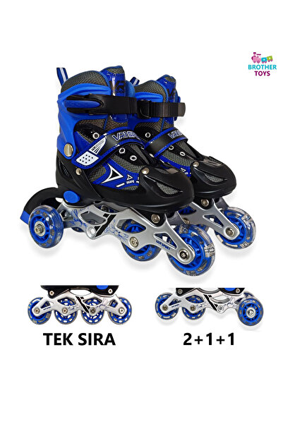 Brother Toys Çantalı Işıklı Numara Ayarlanabilen Çocuk Pateni Tek Sıra Ve 2+1...