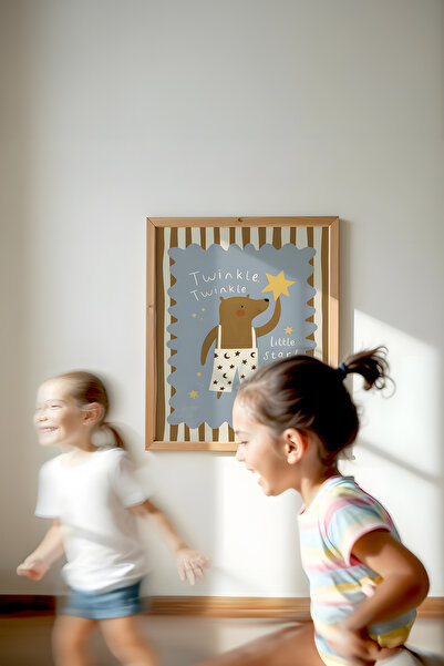 Home Seviliyorsun Çocuk Odası Dekoru, Çocuk Odası Posteri Çerçvesiz