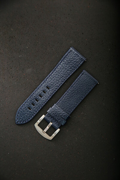 DXL حزام ساعة ذكي من الجلد الطبيعي مقاس 24 ملم