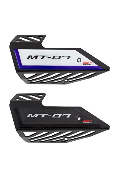 GP KOMPOZİT Yamaha MT-07 2014-2021 Uyumlu Egzoz Koruma Kapağı Siyah
