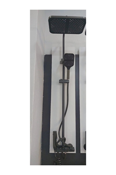 yediyapı Yedi Yapı Market Piyano Tuşlu Robot Duş Seti Antrasit