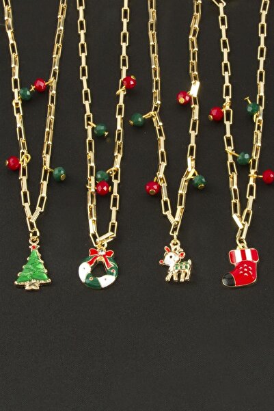 nolva قلادة سلسلة كريستال عيد الميلاد لعام 2025