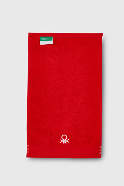 Benetton Home Bath Towel Hand Face Body Red 100% Cotton 30X50 cm Face Towel