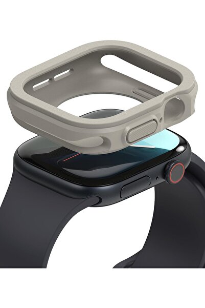 Ringke Air Sports Compatible with Apple Watch 10 46mm Case Thin Soft Flexible Rugged TPU Raised Beze