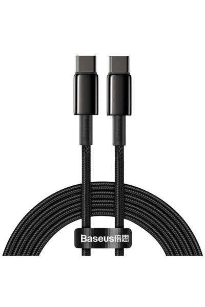 Baseus Cablu de date Type-C 100W, 2m, Baseus, negru, CATWJ-A01