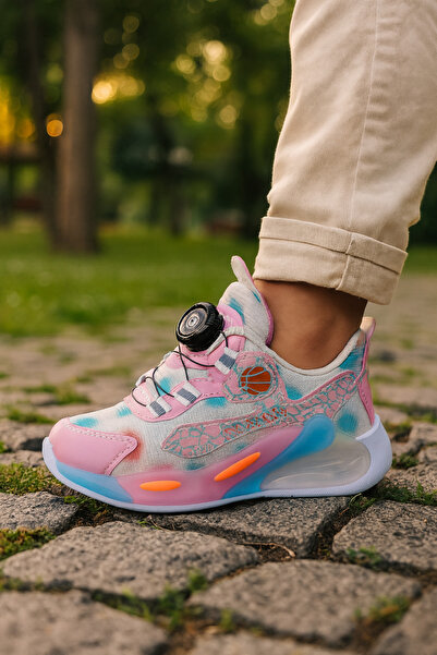 ayhnshoes Детски спортни обувки с цветни мотиви и BOA шнурове за момичета и м...