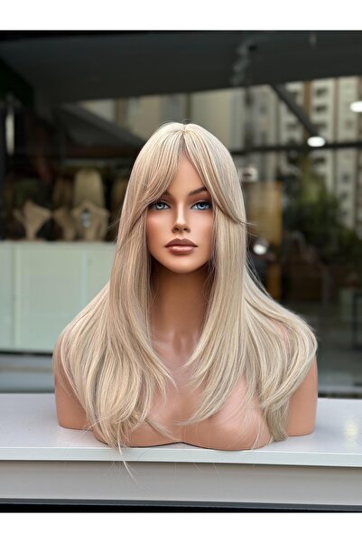 Fenomen Peruk Küllü Açık Karamel Tonlarında Vip Saç Peruk