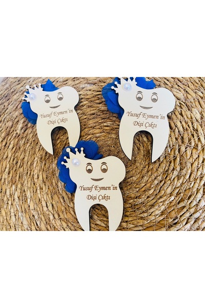 guluslazerkesim 15 ADET AHŞAP DİŞ MAGNETİ DİŞİM ÇIKTI MAGNET DİŞ DESENLİ MAGNET