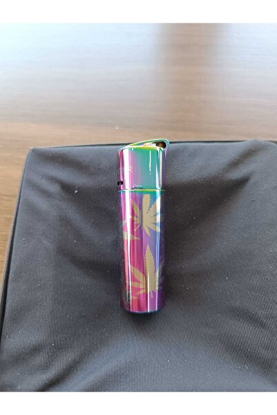 Markasız ucuz Turbo Jet Lüx Metal Hediyelik Düz ve Yaprak Desenli Çakmak