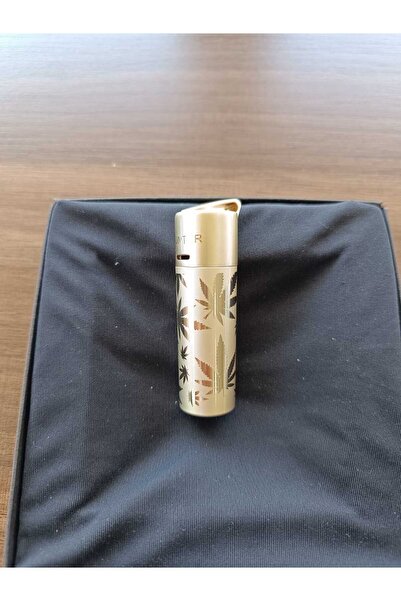 Markasız ucuz Turbo Jet Lüx Metal Hediyelik Düz ve Yaprak Desenli Çakmak