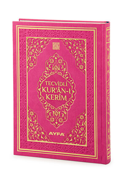 Ayfa Basın Yayın Tecvidli Kuranı Kerim - Termo Deri - Orta Boy - Pembe Renkli...
