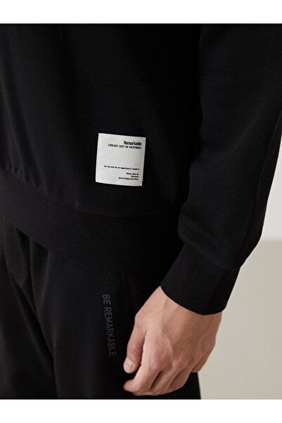 LC Waikiki Hanorac gros pentru bărbați cu guler în picioare cu mânecă lungă