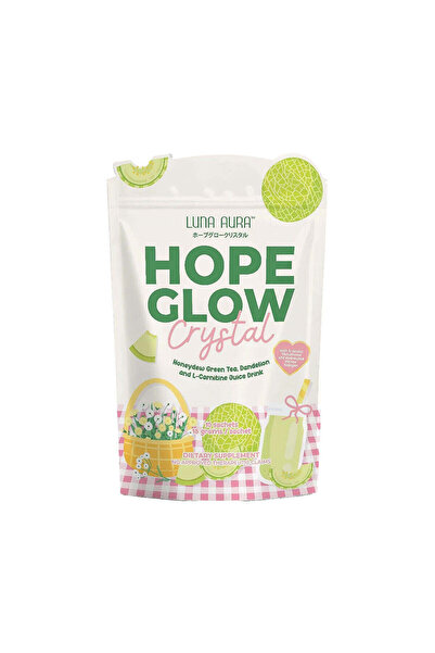 Luna Aura مشروب عصير العسل الكريستالي المتوهج من هوب جلو، شاي أخضر، الهندباء، وإل-كارنيتين