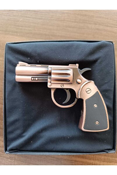 Markasız ucuz Tabanca Silah Görünümlü Full Metal Turbo Jet Emniyetli Çakmak