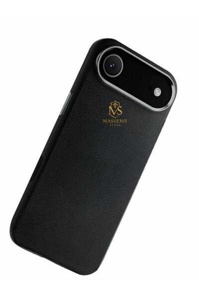 Massemr iPhone 17 Air Premium Leather Case Magsafe Compatible Stylish Cover Shock Absorbing Phone Protection